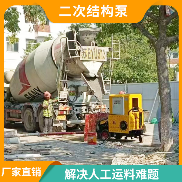 二次結(jié)構(gòu)用混凝土小型泵